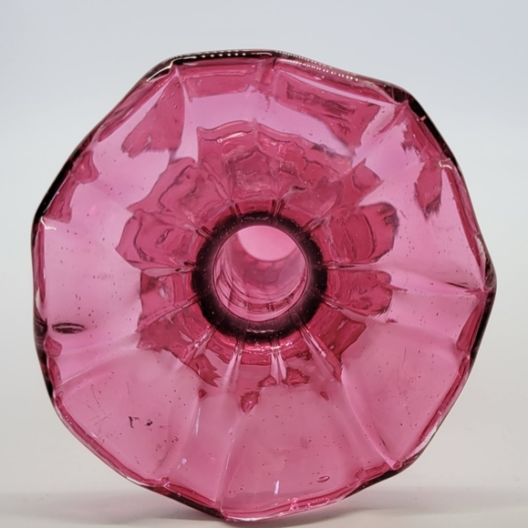 Depression Glass Vase - Picture 2 of 3